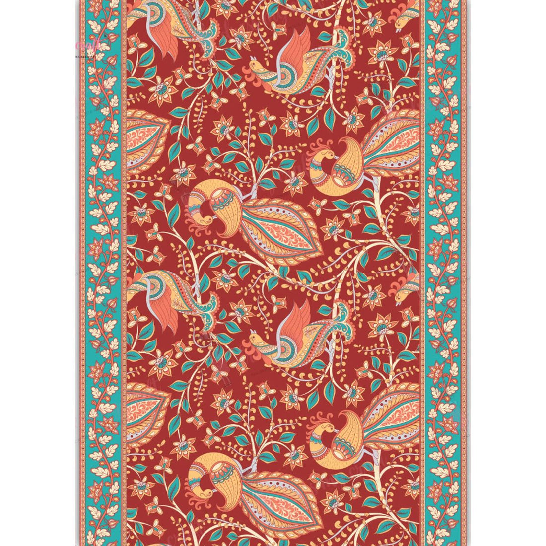 Peacock Era Transfer Me Sheet A4 / Hoja de Transferencia Pavo Real Servilletas de Papel para Decoupage Dress My Craft