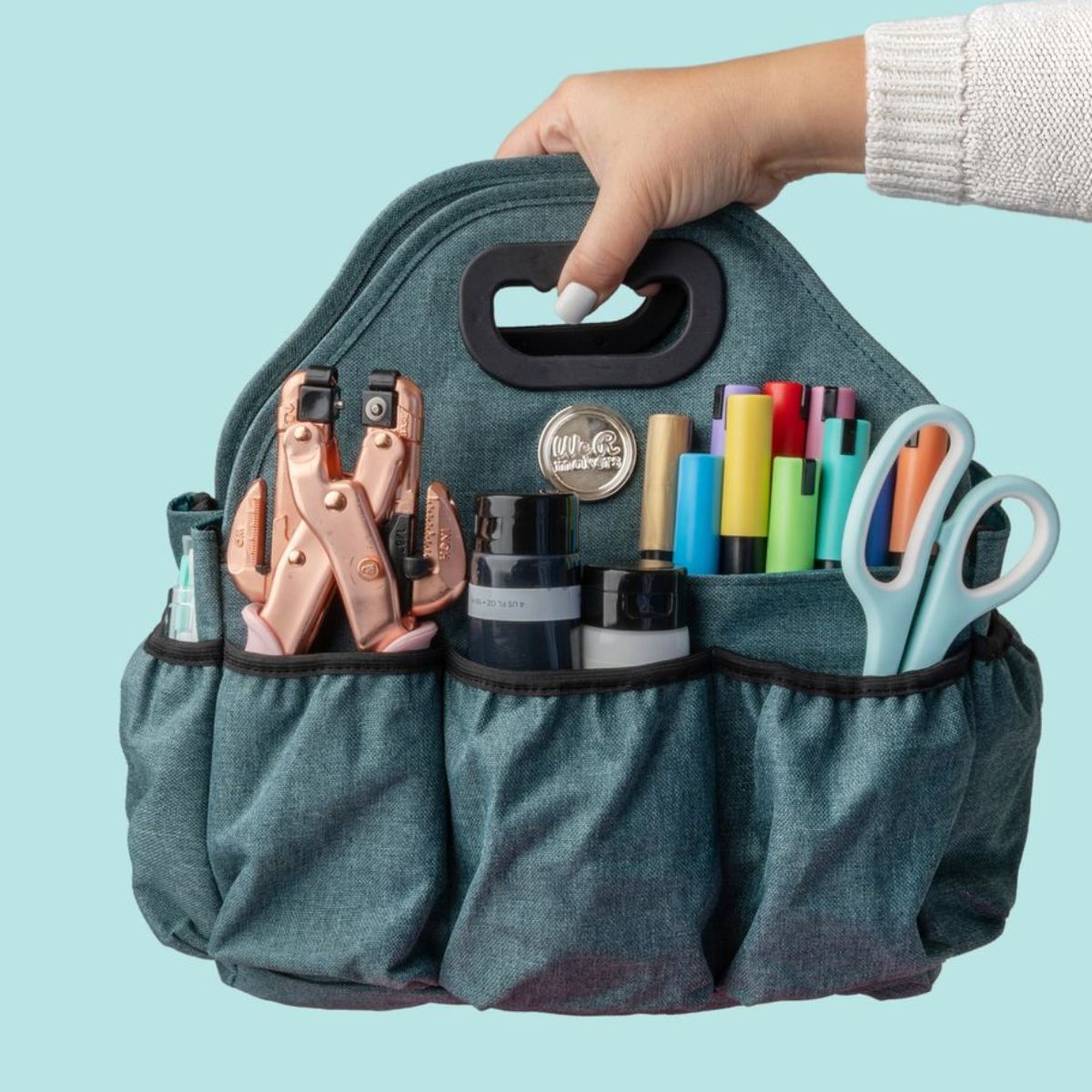 Storage Bundle / Paquete para Crop o Viaje Color Menta Almacenamiento y Organización We R Makers