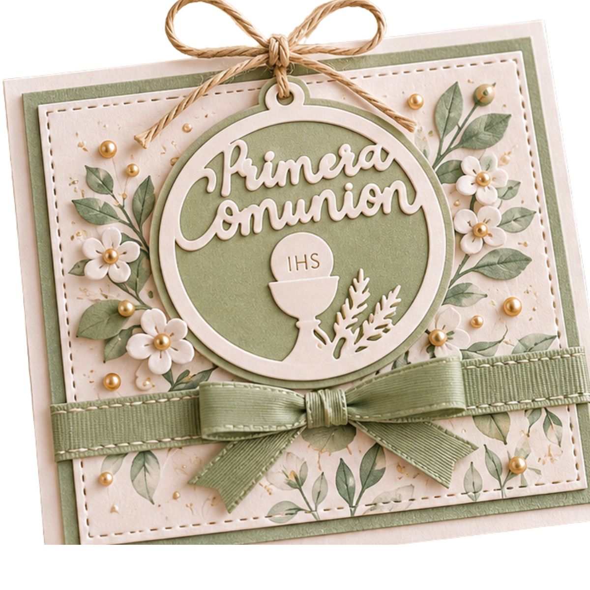 Suaje de Etiqueta Primera Comunion con Uvas Dados de Corte / Suajes / Troqueles Hobbees