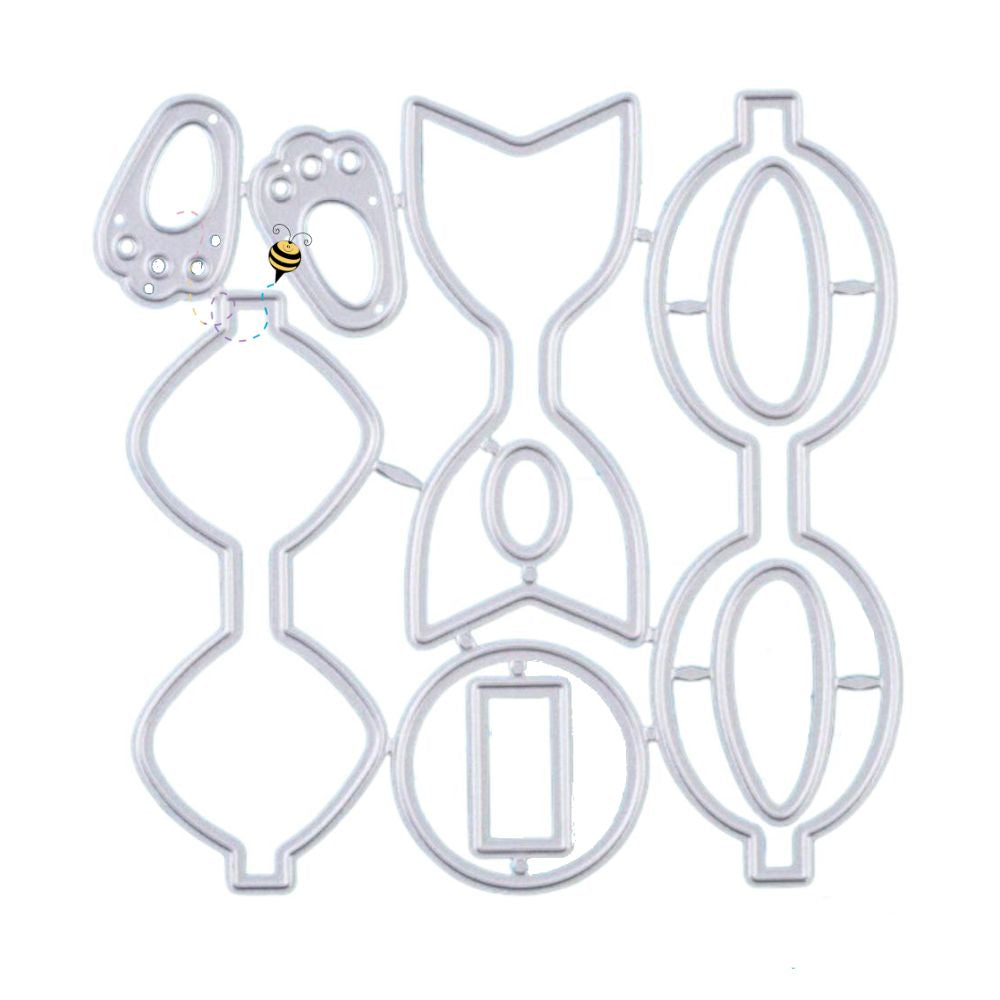 Suaje de Moño de Conejo Dados de Corte / Suajes / Troqueles Hobbees