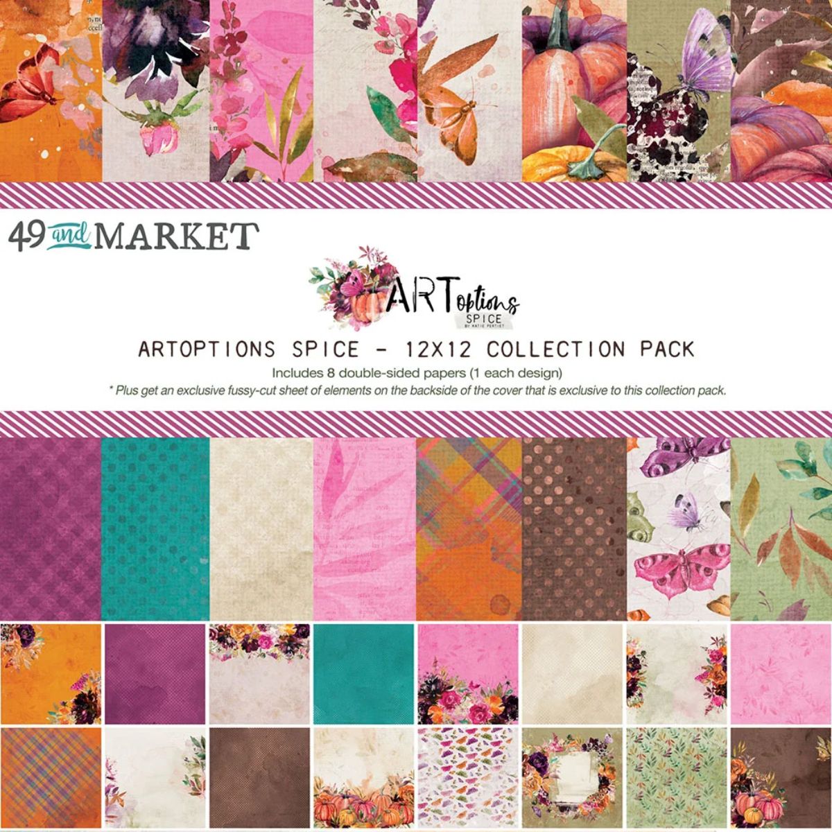 ARToptions Spice Pack 12&quot; / Paquete de Cartulina Doble Cara Papel 49 and Market