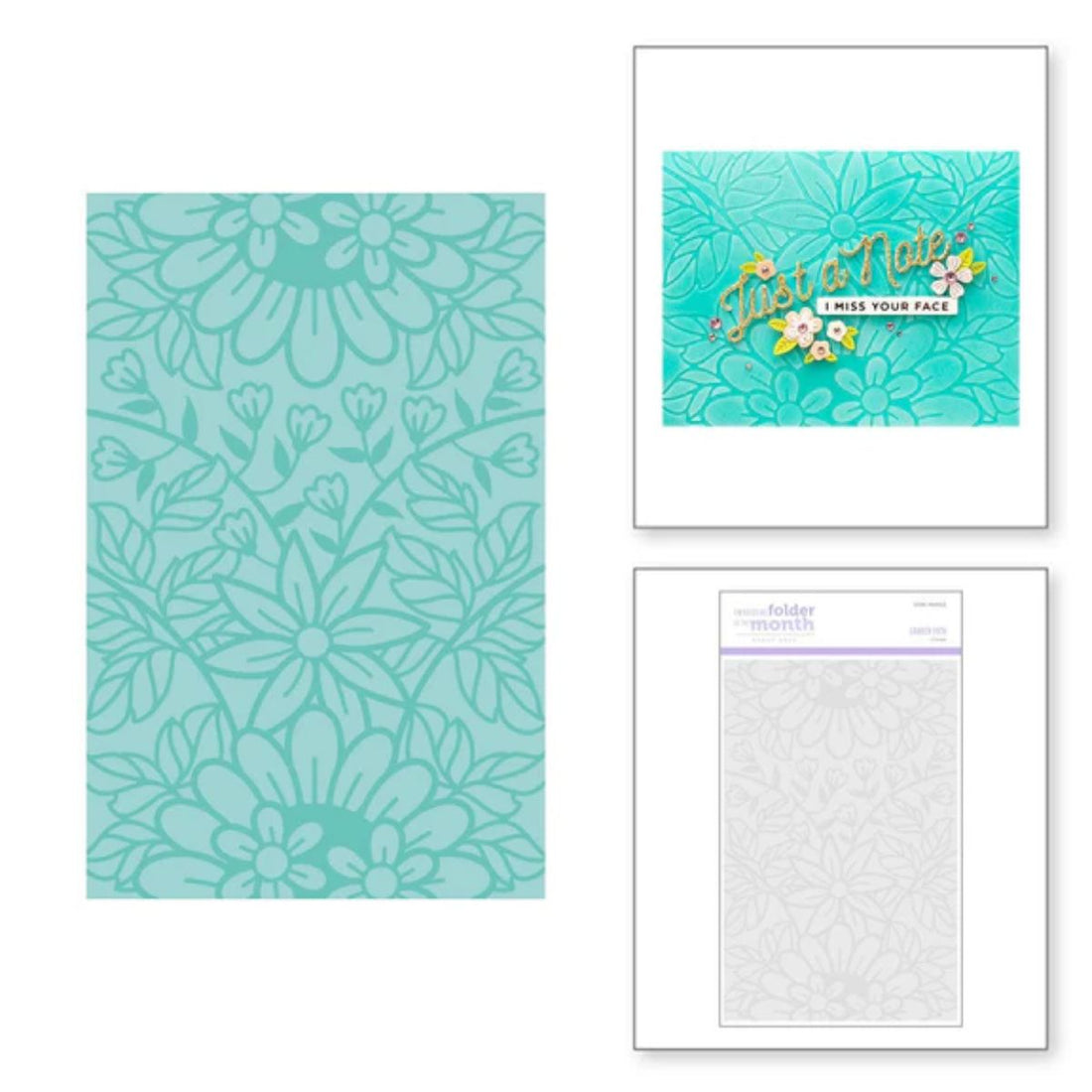 Garden Path Embossing Folder / Folder Grabadeo Camino Floral Ed. Especial Folders de Grabado Spellbinders