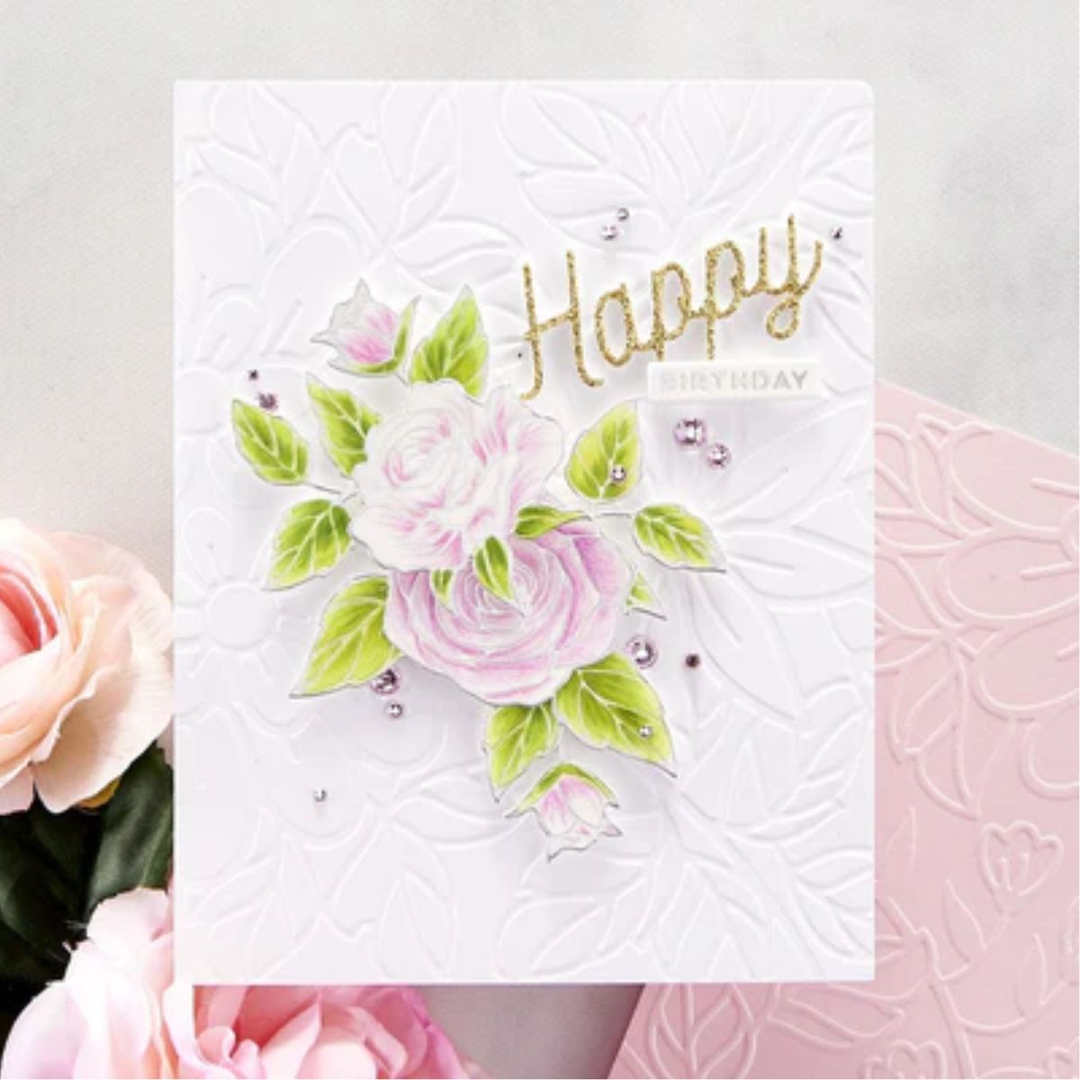 Garden Path Embossing Folder / Folder Grabadeo Camino Floral Ed. Especial Folders de Grabado Spellbinders