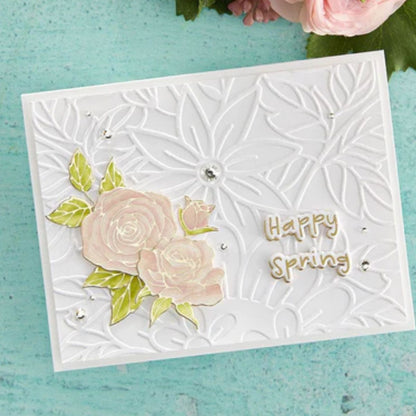 Garden Path Embossing Folder / Folder Grabadeo Camino Floral Ed. Especial Folders de Grabado Spellbinders