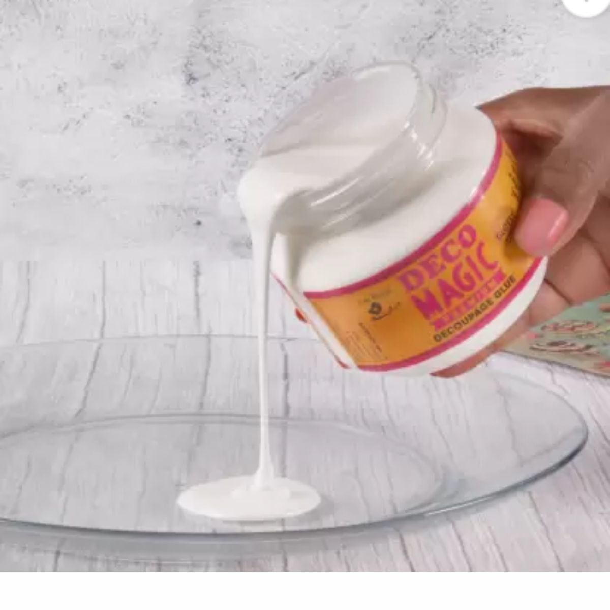 Glossy Deco Magic Glue 225ml / Pegamento Sellador Brillante Adhesivos / Pegamentos Little Birdie