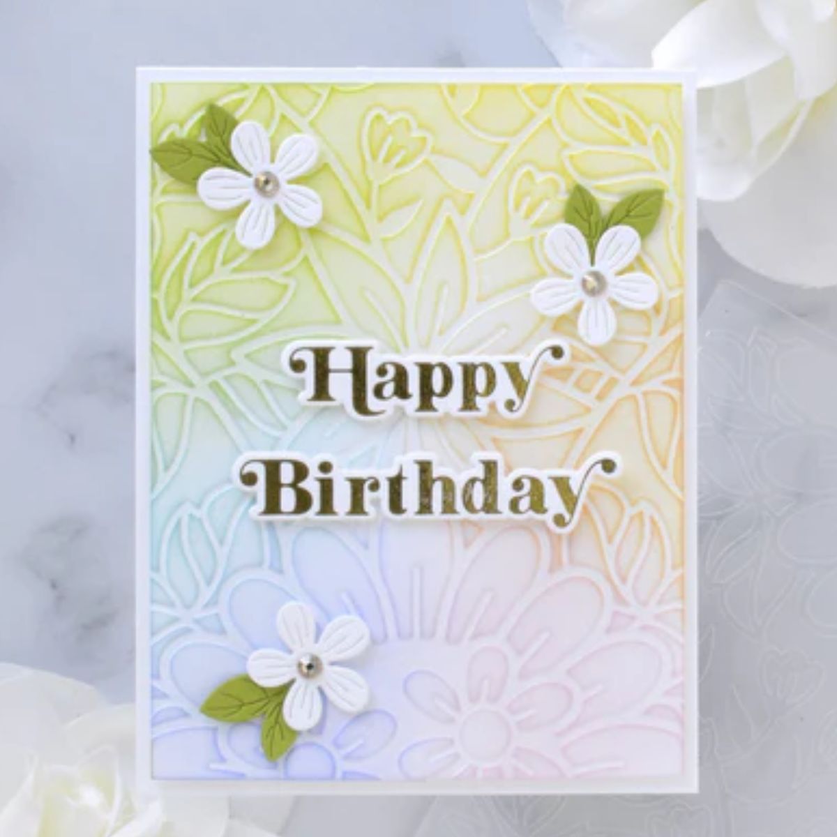 Garden Path Embossing Folder / Folder Grabadeo Camino Floral Ed. Especial Folders de Grabado Spellbinders