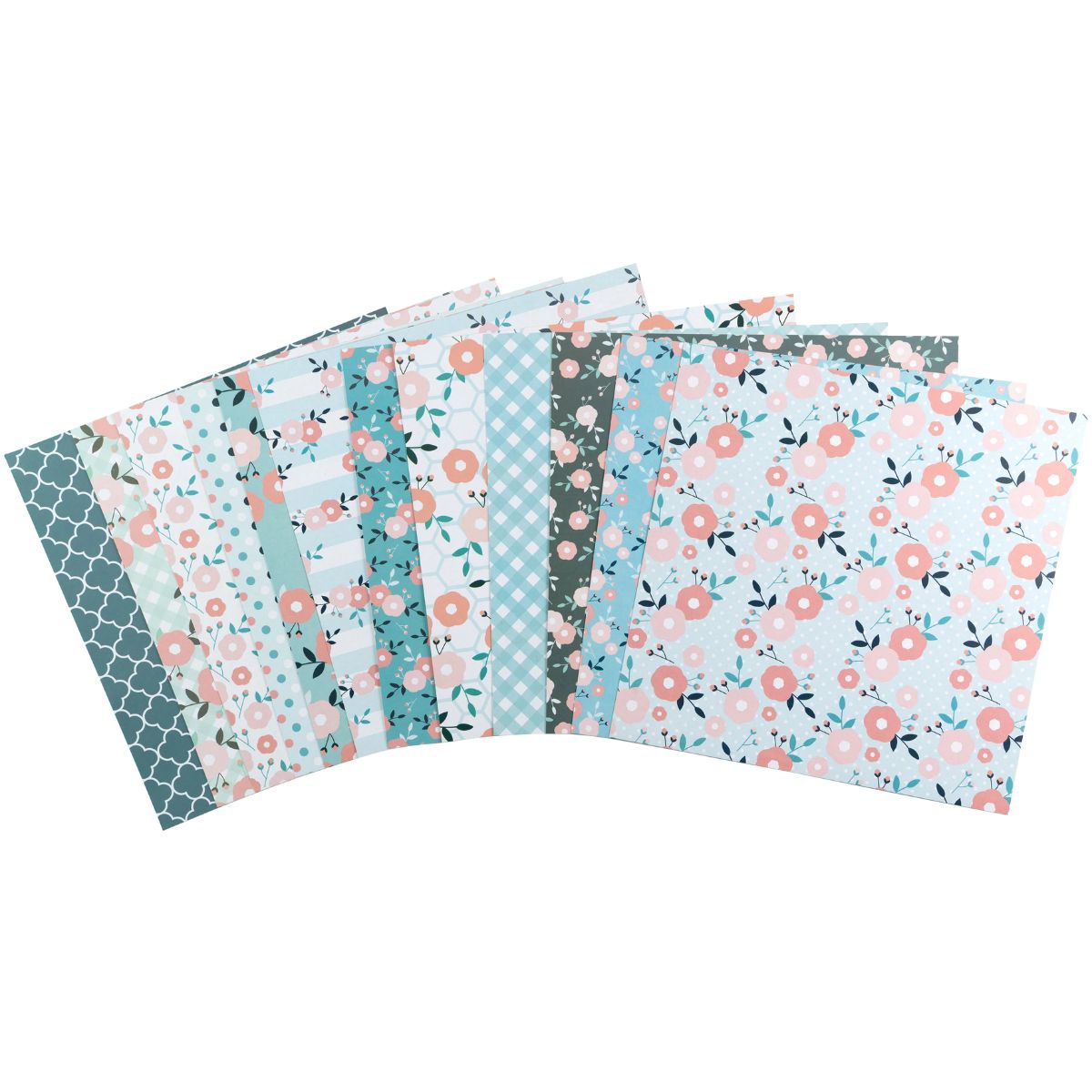 Pastel Delight Cardstock Pack 12" / Paquete de 12 Hojas de Cartulina Delicia Pastel Descontinuado Little Birdie
