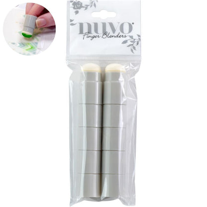 Finger Daubers / 10 Esponjas para Tinta Hobbees Nuvo