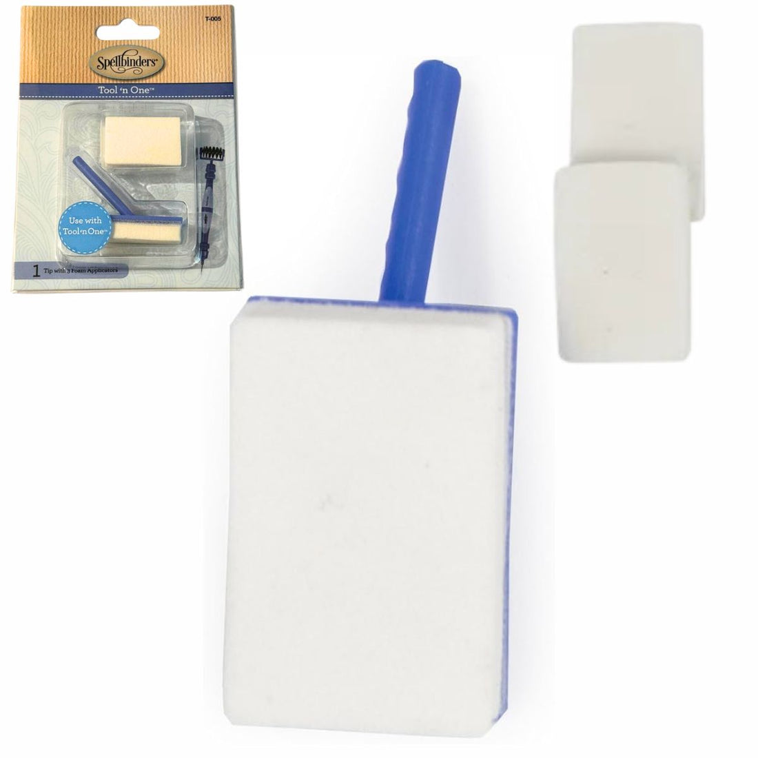 Rectangle Foam Applicator / Esponjas para Aplicar Tintas Pinceles y Brochas Spellbinders