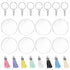 Round Acrylic Keychain Blanks / Set para Hacer 5 Llaveros de Acrílico Accesorios Teckwrap