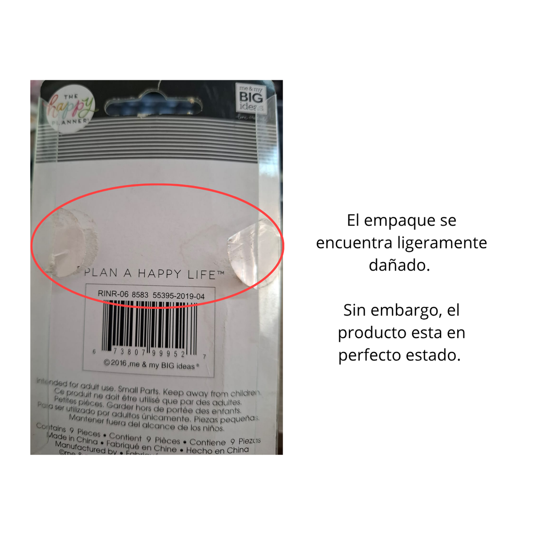 EA Happy Planner Discs Gold / Anillos para Libreta Dorados Discos para Planners Me &amp; My Big Ideas