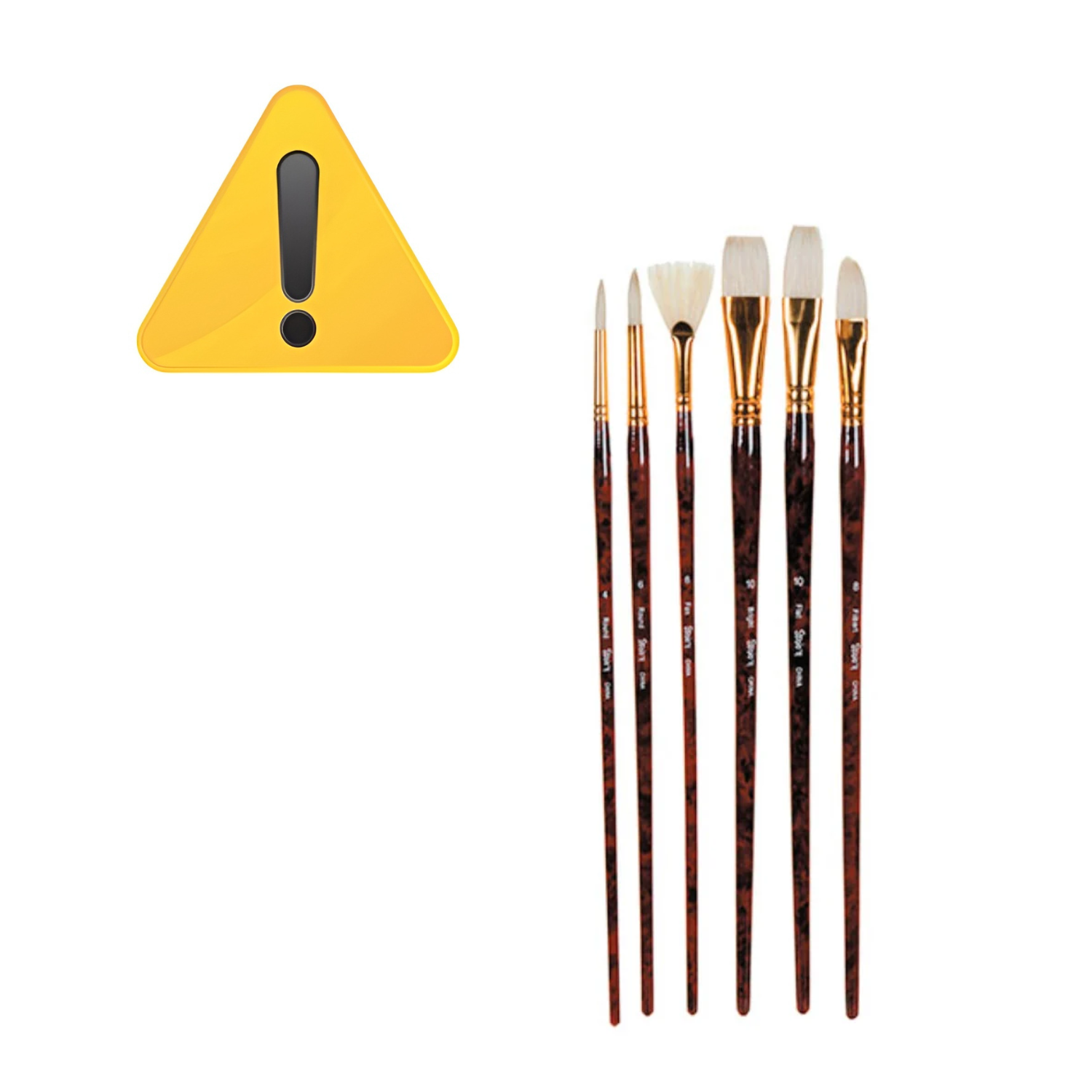 EA Studio 71 Bristle Brush Set / Set de Pinceles de Cerda Natural Pinceles y Brochas Darice