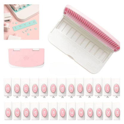 Word Punch Board Lowercase / Perforadora de Letras Minúsculas Perforadoras We R Memory Keepers