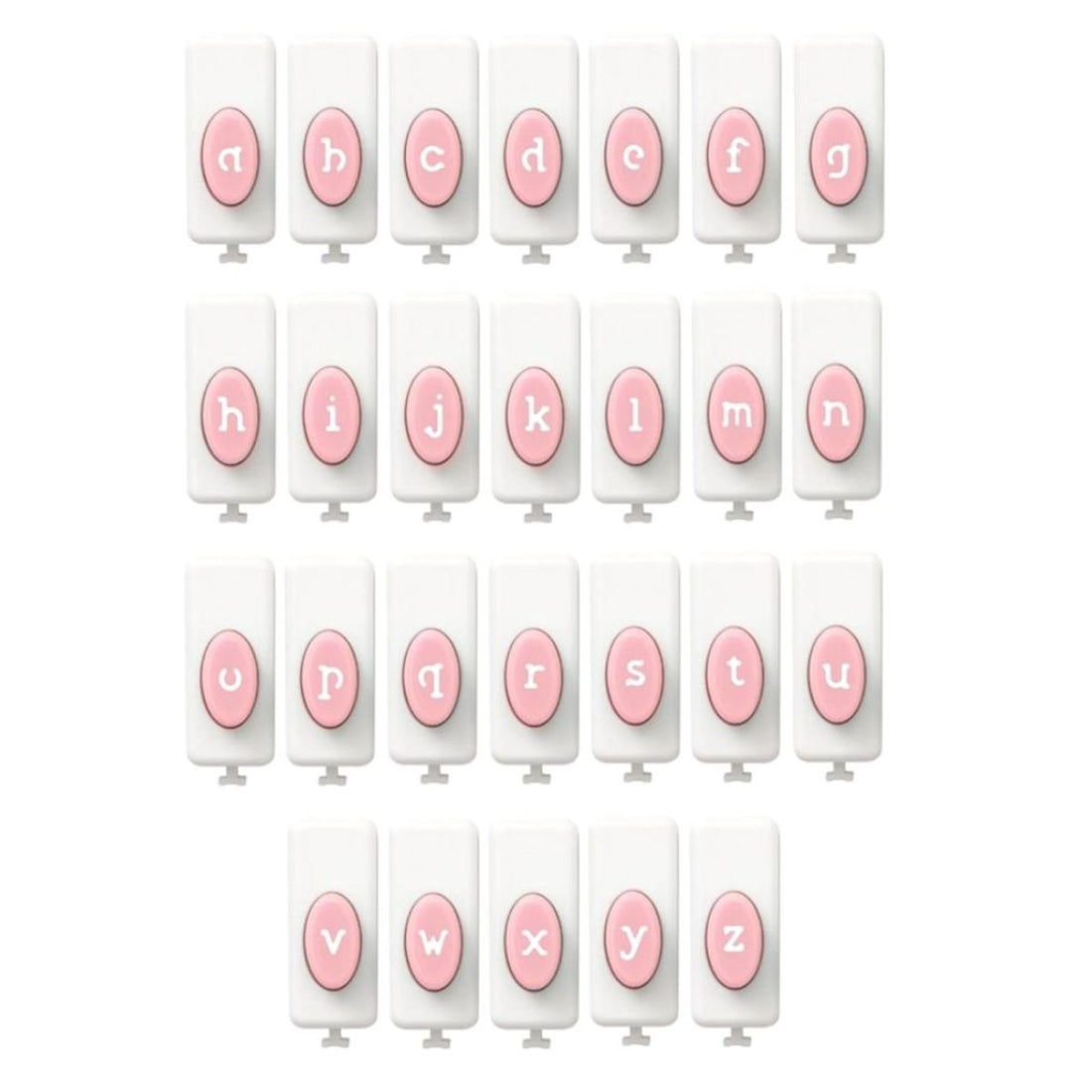 Word Punch Board Lowercase / Perforadora de Letras Minúsculas Perforadoras We R Memory Keepers