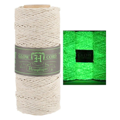Hemp Cord 20lb Glow In The Dark / Hilo de Cáñamo Brilla en Oscuridad Listones e Hilos Hemptique