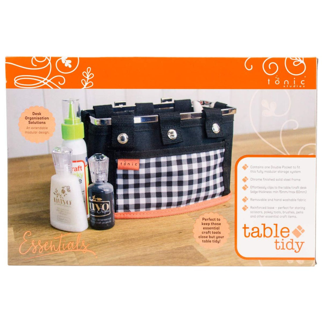 Table Tidy Double Pocket / Organizador de Mesa Doble Almacenamiento y Organización Tonic Studios