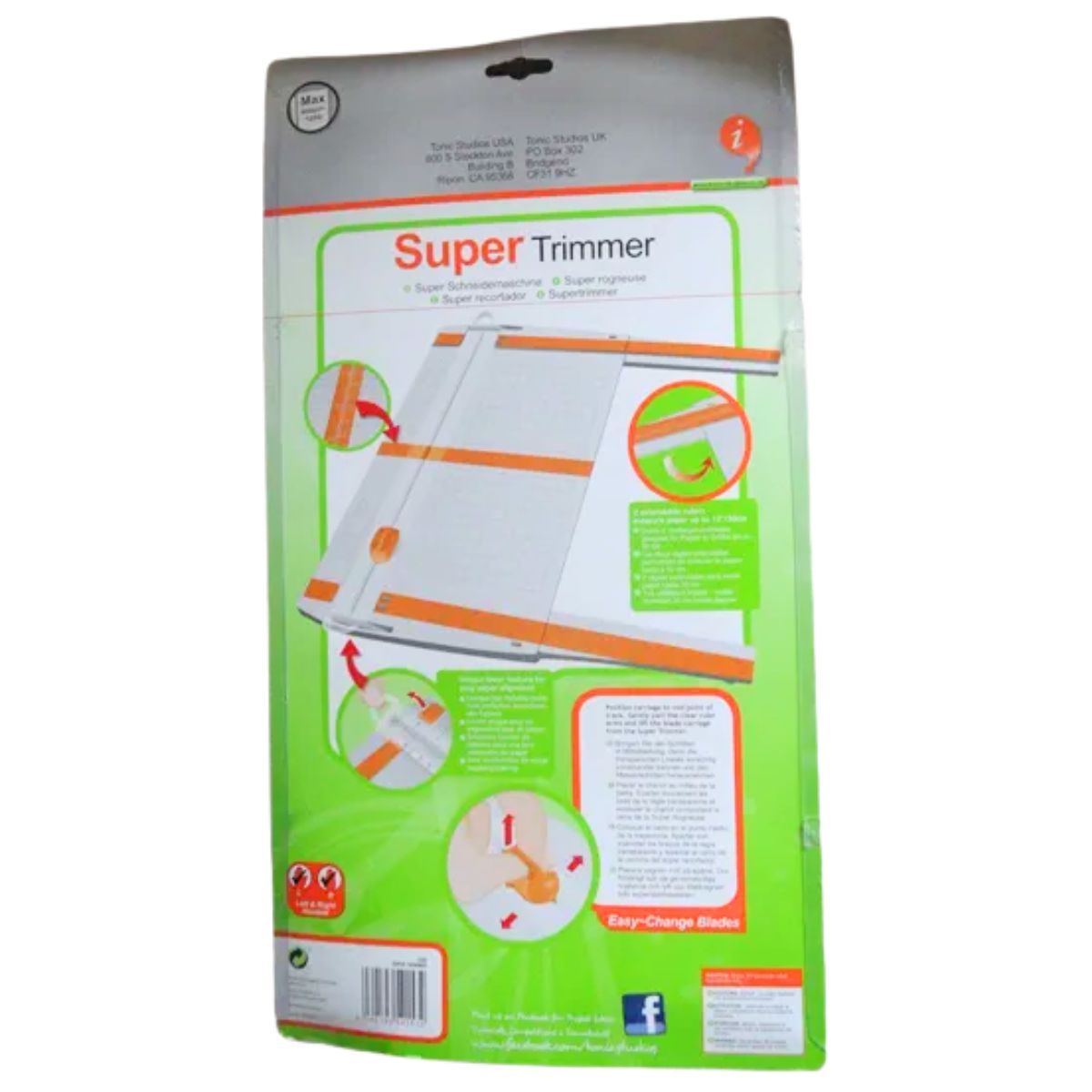 Super Trimmer 12" / Super Cortadora Cortadoras / Guillotinas Tonic Studios