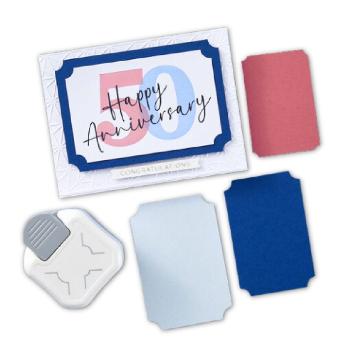 3-In-1 Notched Corner Punch / Perforadora De Esquinas Muescas 3 en 1 Perforadoras Spellbinders