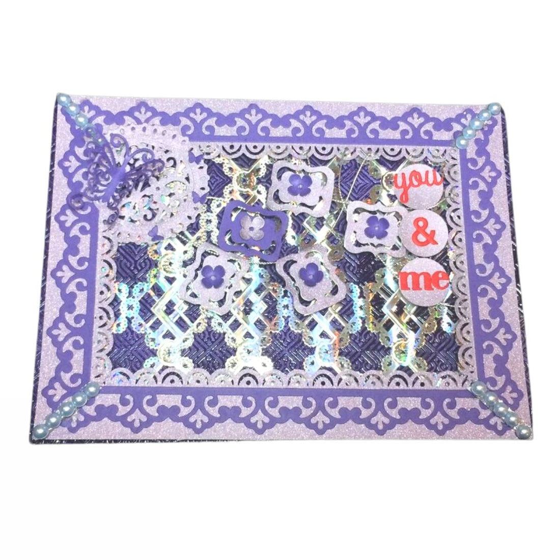 Minc Reactive Foil Silver Square / Rollo de Papel Metalizado Cuadros Plata Foil Heidi Swapp