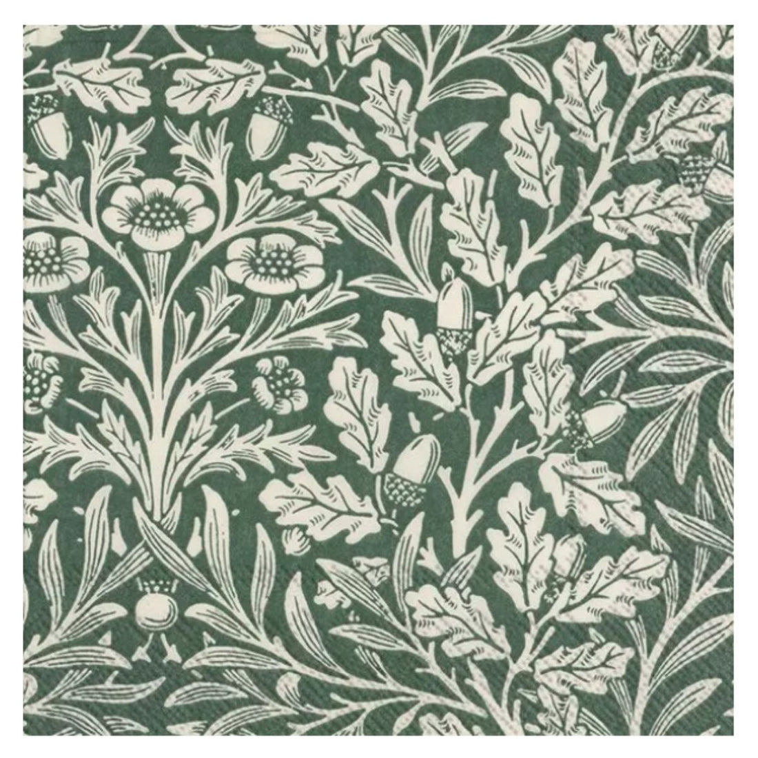 Servilleta de Papel Acorn V&amp;A Green Linen 