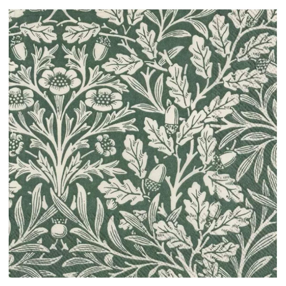 Servilleta de Papel Acorn V&amp;A Green Linen 
