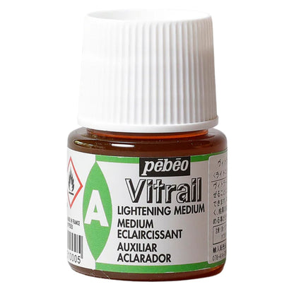 Vitrail Lightening Medium 45ml / Medio Aclarador para Pintura Vitrales Vitral Pebeo