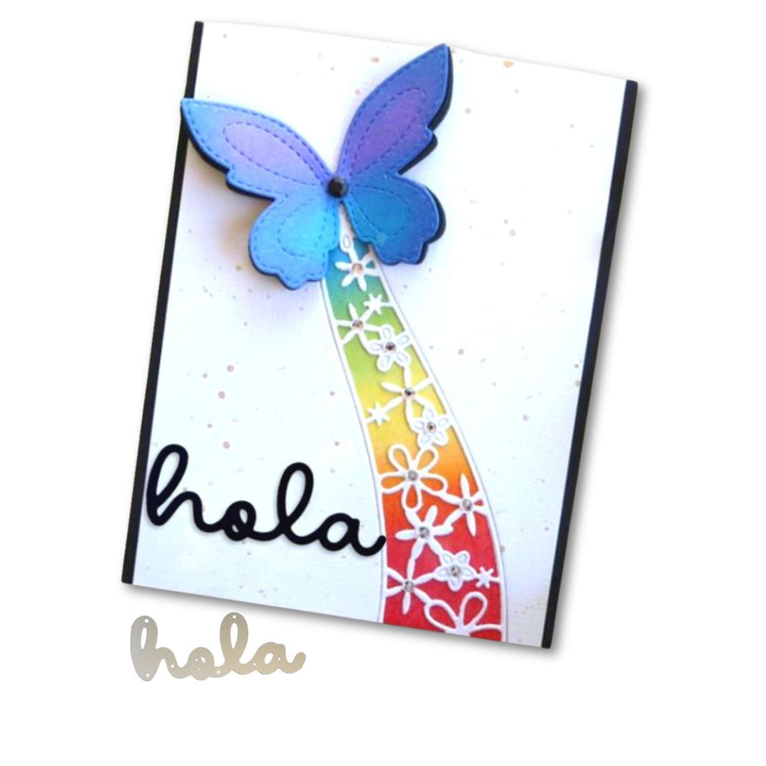 Suaje Palabra &quot;Hola&quot; Dados de Corte / Suajes / Troqueles Hobbees