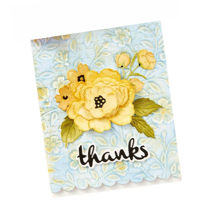 3D Textured Impressions Flowers &amp; Foliage / Folder De Grabado 3D Flores Y Follaje Folders de Grabado Spellbinders