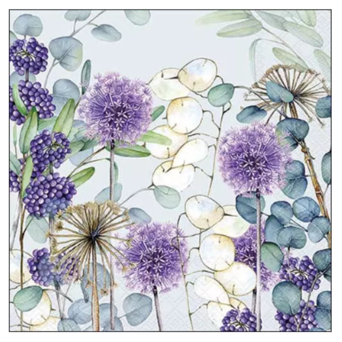 Servilleta de Papel Decorativa Lunaria Green 