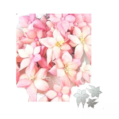 Suaje de Flor de Pascua 3D Dados de Corte / Suajes / Troqueles Hobbees