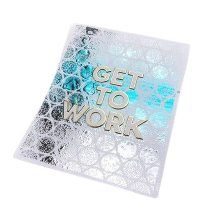 Minc Reactive Foil Teal silver Ombre / Rollo de Papel Metalizado Aqua Plata Foil Heidi Swapp