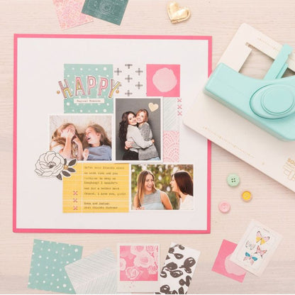 Square Punch Board / Tabla para Hacer Cuadros y Rectángulos Herramientas We R Memory Keepers