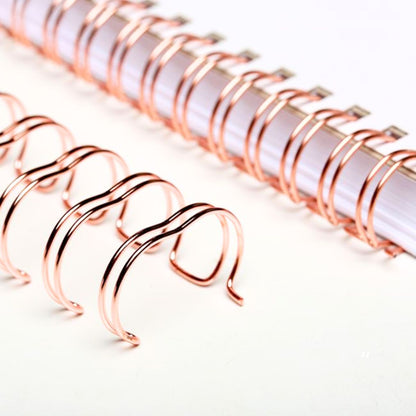 10 Espirales Metálicos Journelle Rose Gold 1 1/4” Arillos para Engargolar Angie Guerra &amp; Hobbees