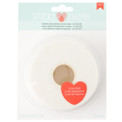 Sticky Thumb Double Sided Foam Tape / Cinta Adhesiva Doble Cara 3D Adhesivos / Pegamentos American Crafts