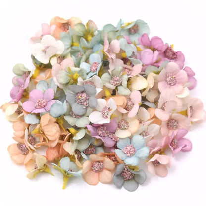 Mini Flores de Tela Descontinuado Hobbees