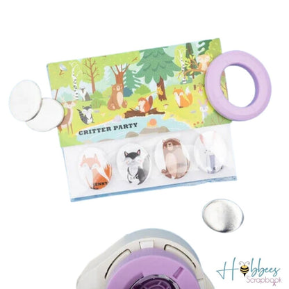 Button Press Inserts Small Oval / Inserto de Ovalo Chico Button Press Accesorios para Suajadoras We R Memory Keepers