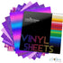 Purple Sheets Pack / 8 Hojas de Vinil Adhesivo Variado Color Morado Viniles Teckwrap