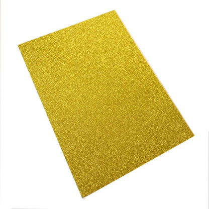 Glitter Foam Gold Sheets 8x12" / Hojas de Foamy Metalizado Dorado Acetato y Especializados Craft For Kids