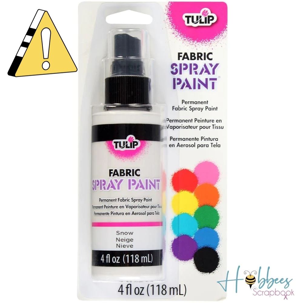 EA Tulip Fabric Spray Paint Snow / Spray para Tela Blanco Pintura para Tela Tulip