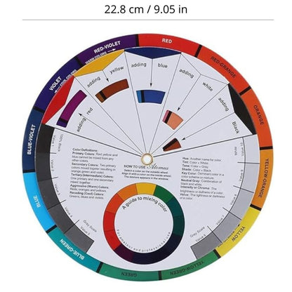 Círculo Cromático para Combinaciones de Color Pintura Hobbees