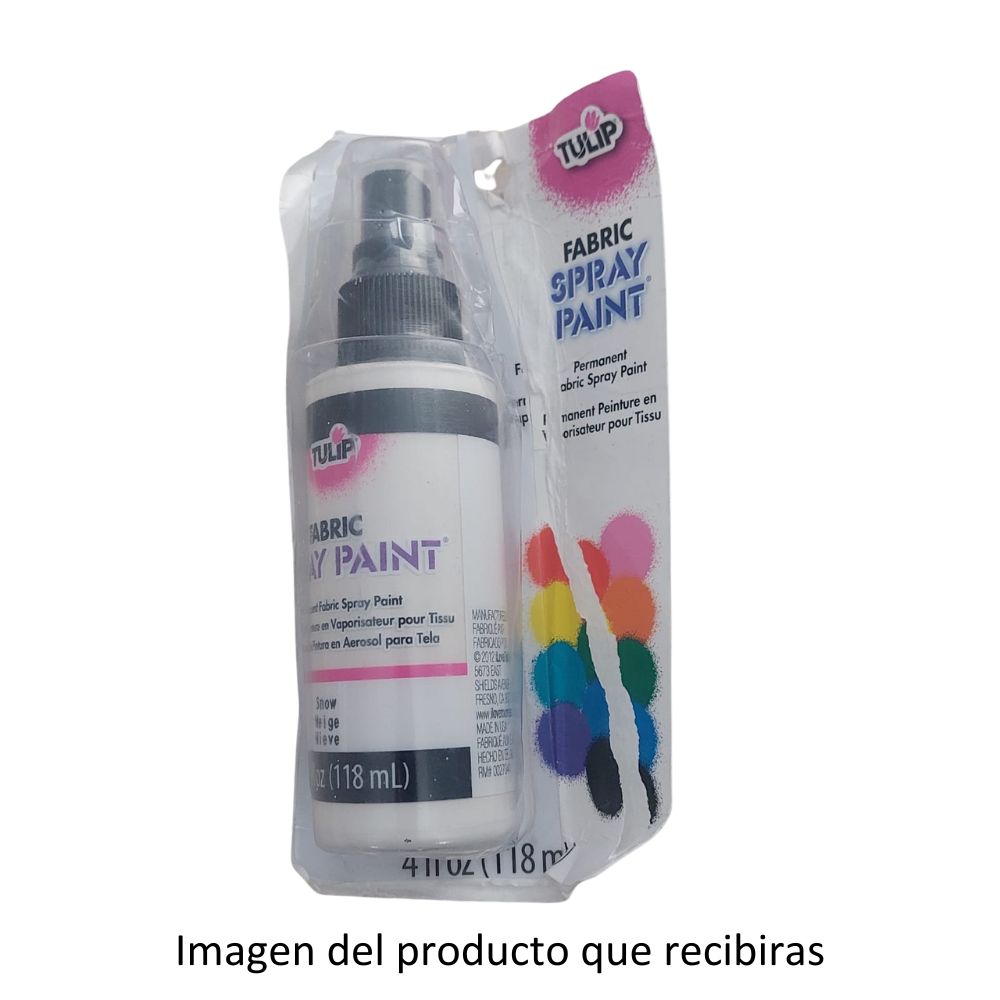 EA Tulip Fabric Spray Paint Snow / Spray para Tela Blanco Pintura para Tela Tulip