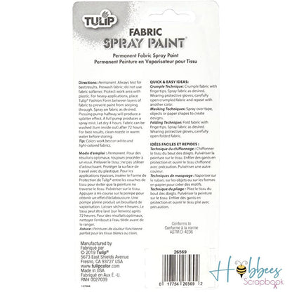 EA Tulip Fabric Spray Paint Snow / Spray para Tela Blanco Pintura para Tela Tulip