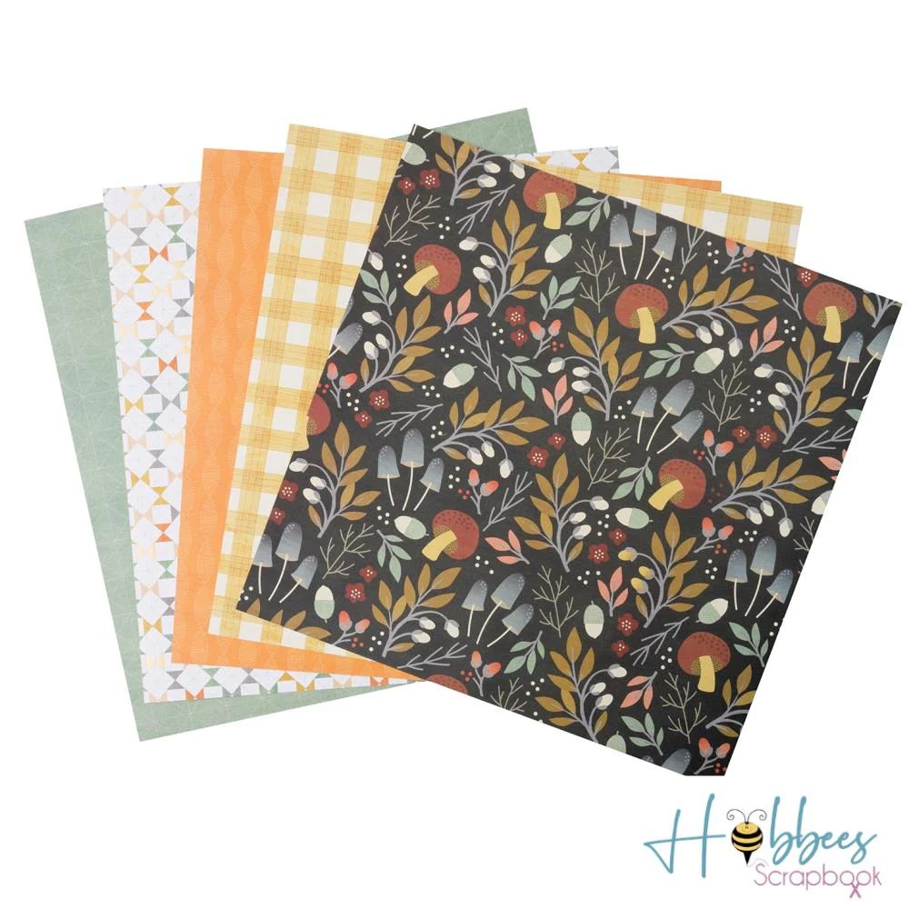 Farmstead Harvest Pad Paper Pad 12 x 12&quot; / Block de Papel Cosecha Otoñal Papel American Crafts