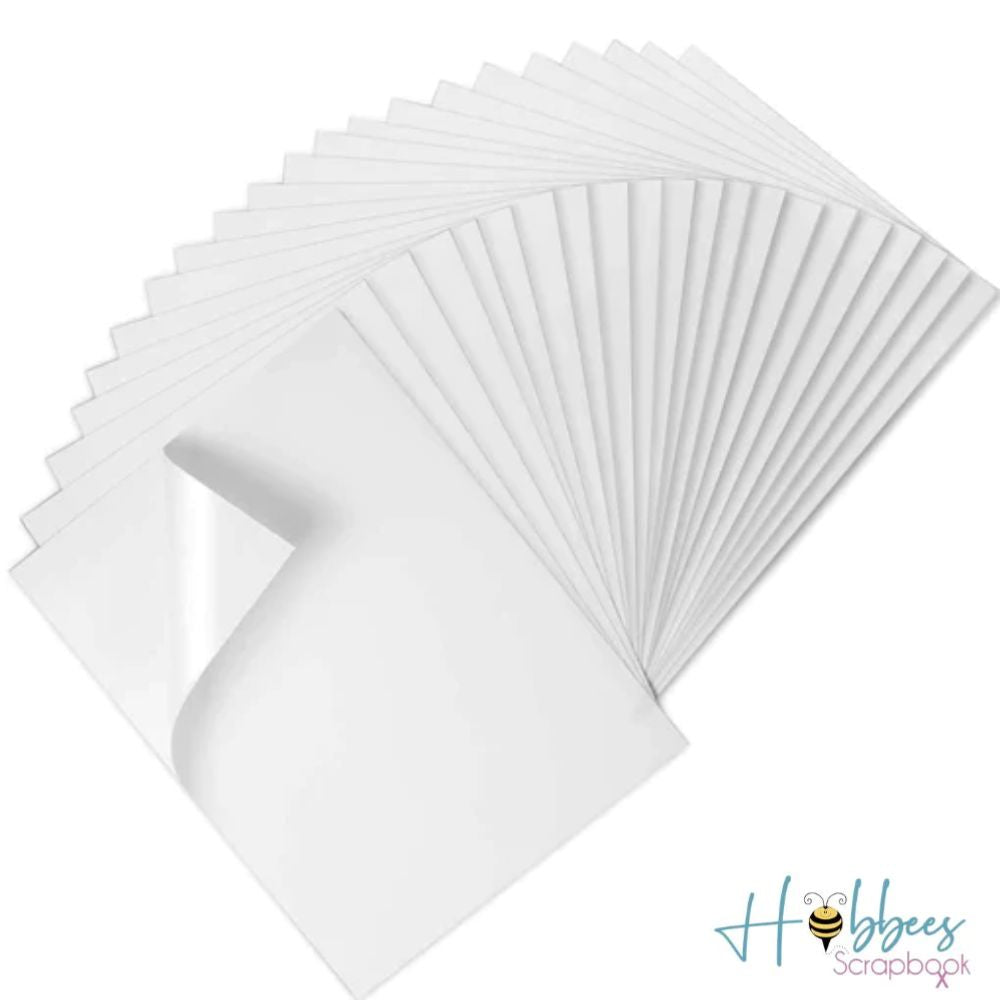 Glossy White Inkjet Printable Sticker Vinyl / 15 Vinil Imprimible Blanco Brillante Viniles Teckwrap