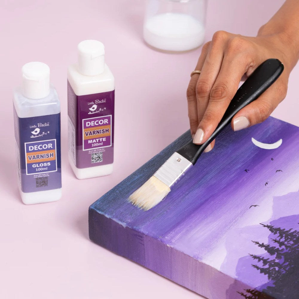 Little Birdie Decor Varnish Glossy / Barniz Brillante Pastas Texturizadoras y Medios Mixtos Little Birdie