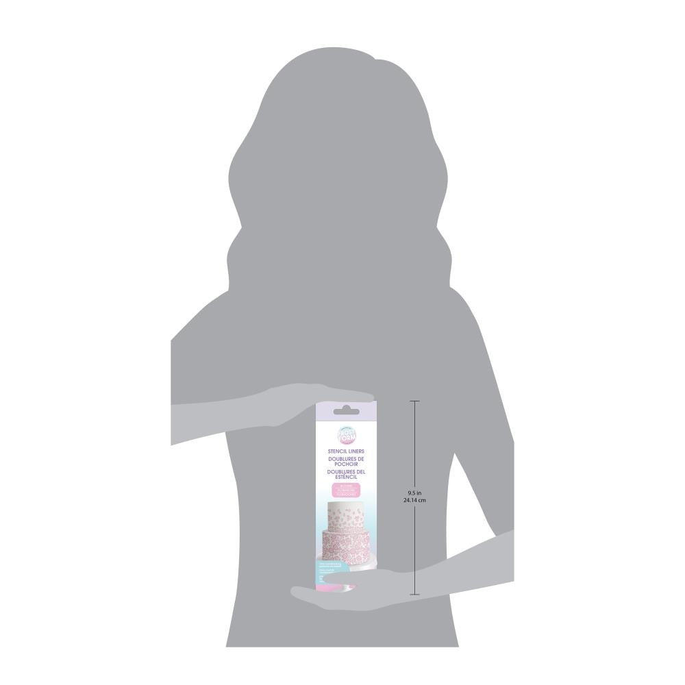 Frost Form Stencil Liner Blooms / Plantillas Florales para Repostería Esténciles / Plantillas American Crafts