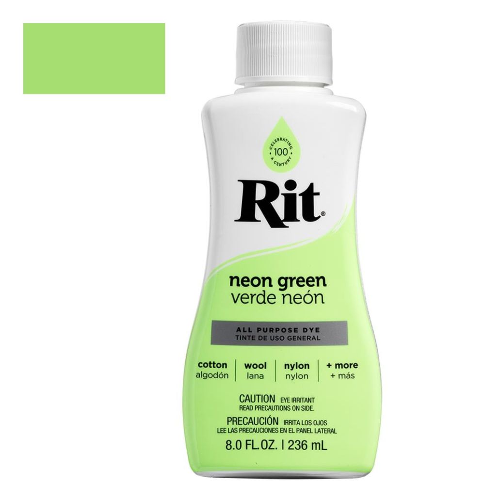 Rit Dye Liquid Neon Green / Líquido para Teñir Verde Neon