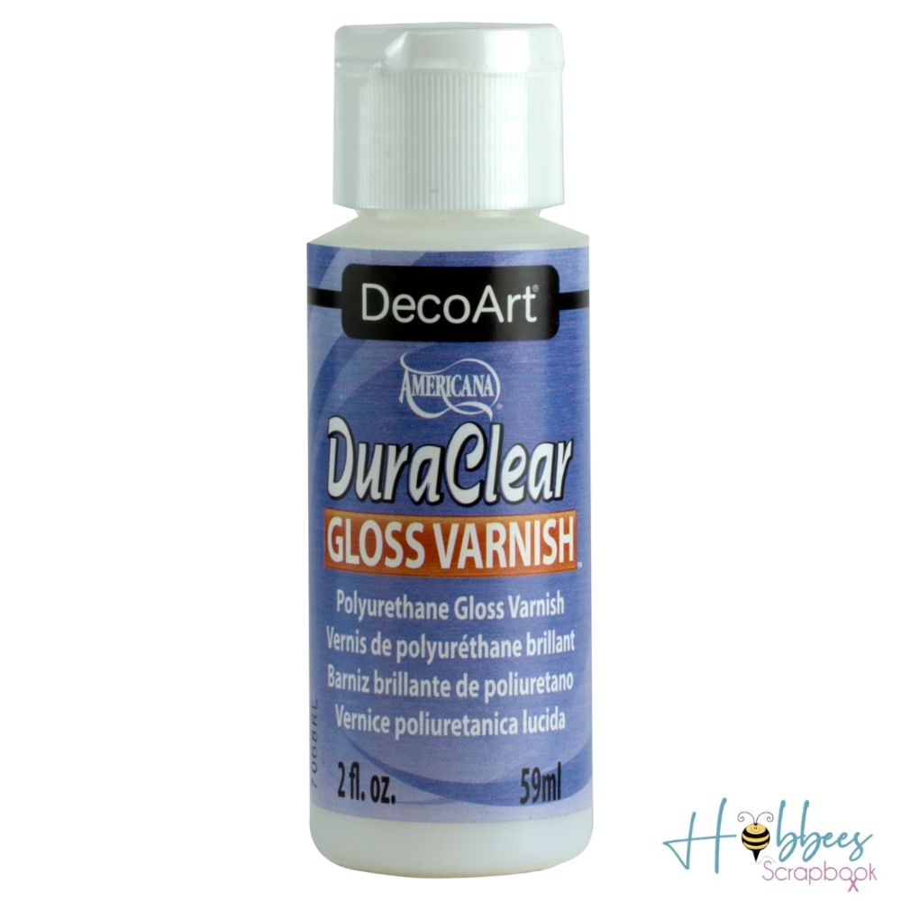 DuraClear Gloss Varnish / Barniz de Poliuretano Brillante Pastas Texturizadoras y Medios Mixtos DecoArt