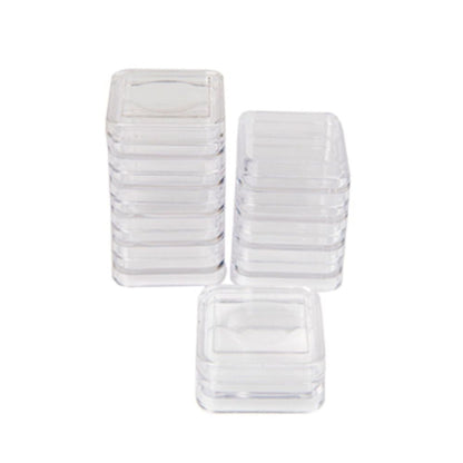 Square Stacker Jars / Botes Apilables Cuadrados Almacenamiento y Organización Bead Smith