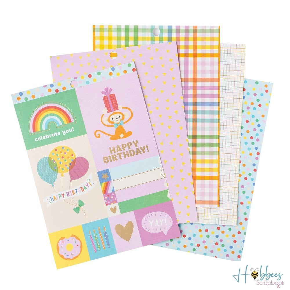 All The Cake Paper Pad 6 x 8&quot; / Block de Papel Todo El Pastel Papel Pebbles